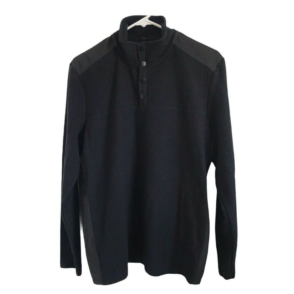 Alfani Regular Fit Long Sleeve Snap Up Henley